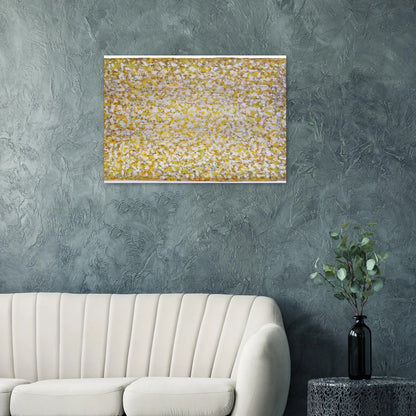 Serpentine Saffron - 1969 - Richard Pousette-Dart Brushed Aluminum Print - 70x100 cm / 28x40 inches | Richard Pousette-Dart Aluminum Print | Richard Pousette-Dart Prints