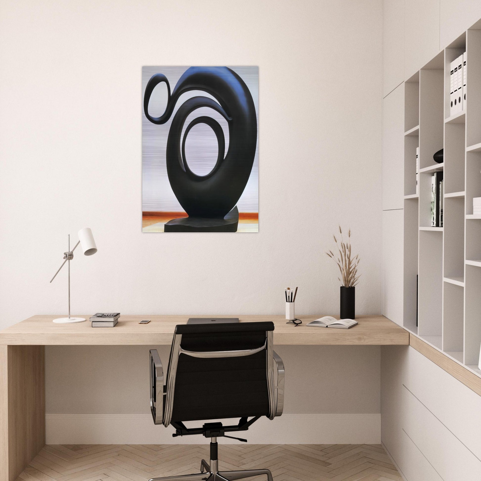 Abstraction - Georgia O'Keeffe Brushed Aluminum Print - 70x100 cm / 28x40 inches | Georgia O'Keeffe Aluminum Print | Georgia O'Keeffe Prints