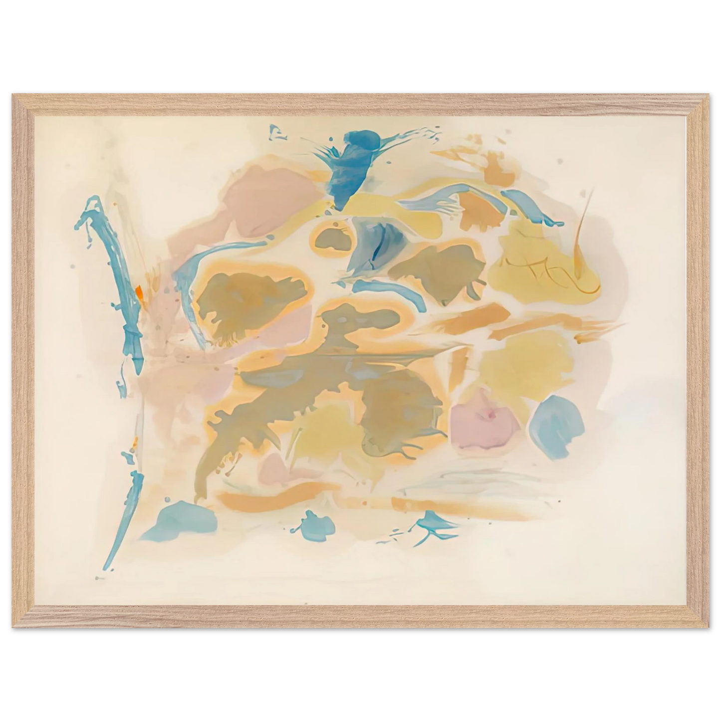 Helen Frankenthaler - Shatter, 1953- Wall Art - 28x40 inches / 70x70 cm - Canvas (Imperial)-canvas - -