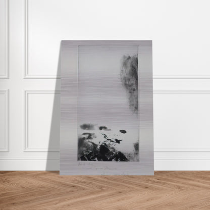 WAITING FOR A HOLIDAY 1974 - Zao Wou-Ki Brushed Aluminum Print - 70x100 cm / 28x40 inches | Zao Wou-Ki Aluminum Print | Zao Wou-Ki Prints