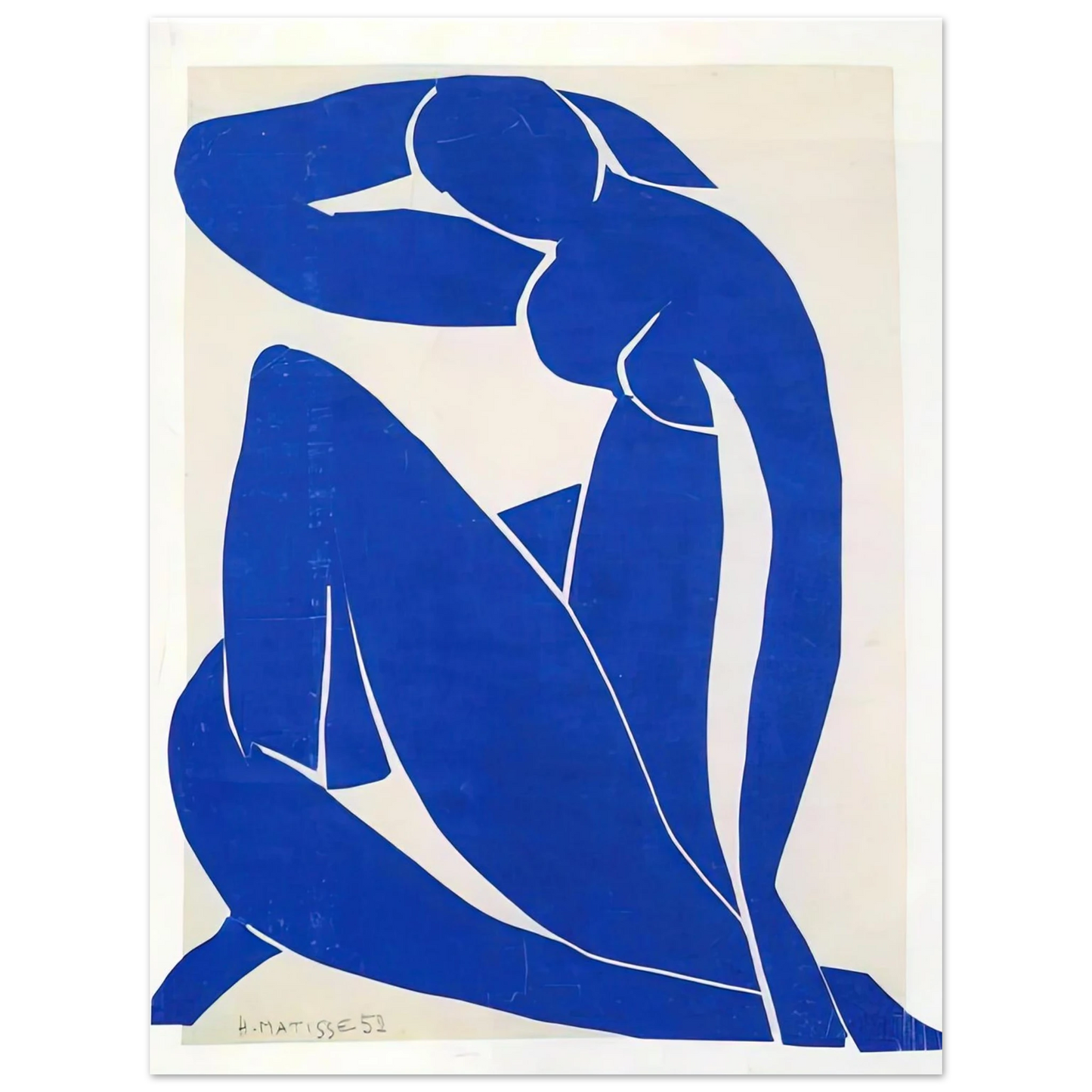 Henri Matisse - BLUE NUDE 1952  75x100 cm / 30x40inches Fine Art Poster