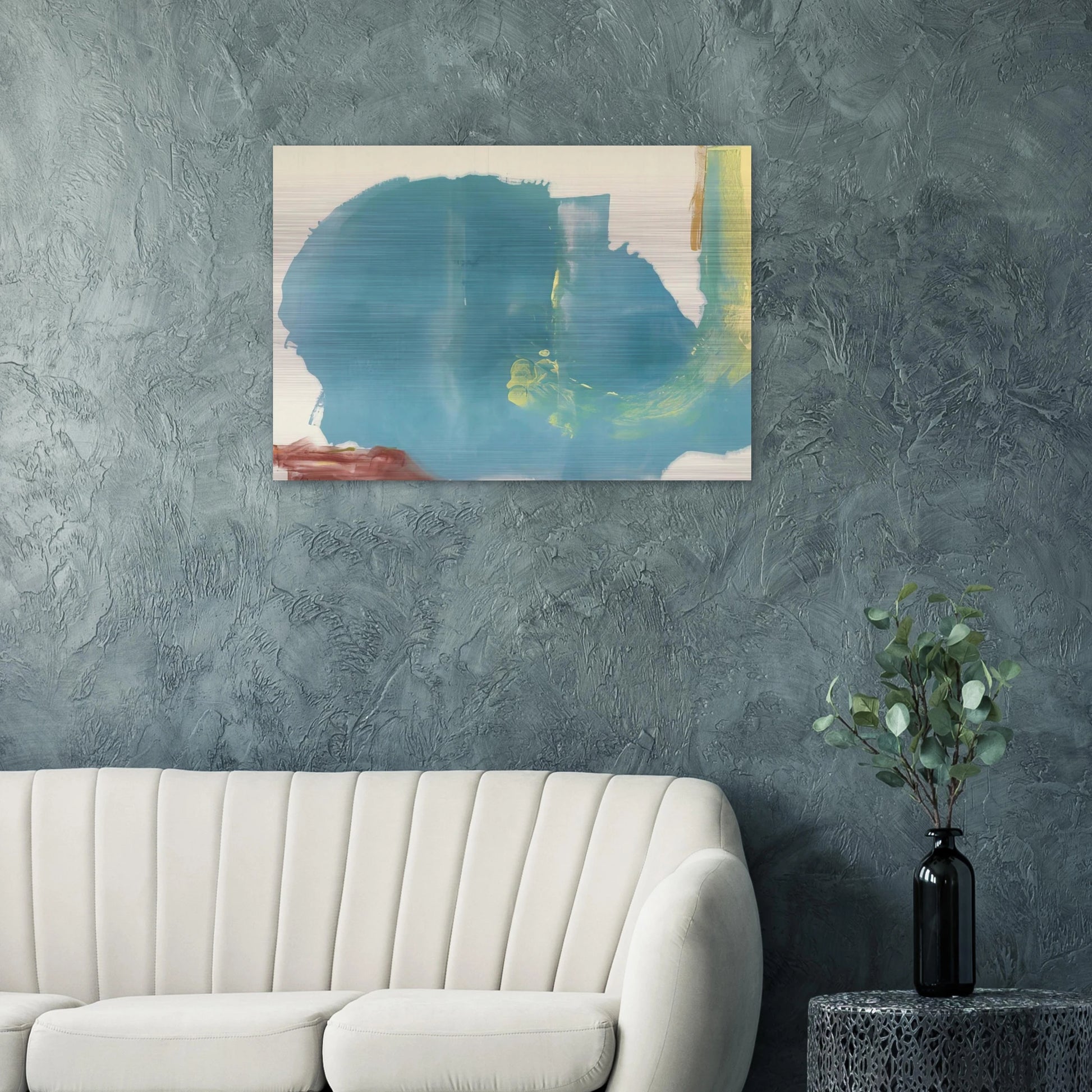 Where Necessary - 1977 - Helen Frankenthaler Brushed Aluminum Print - 70x100 cm / 28x40 inches | Helen Frankenthaler Aluminum Print | Helen Frankenthaler Prints