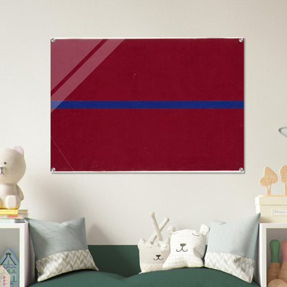 Blue and Red from the series Line Form Color - Ellsworth Kelly Acrylic Print - 70x100 cm / 28x40″ inches