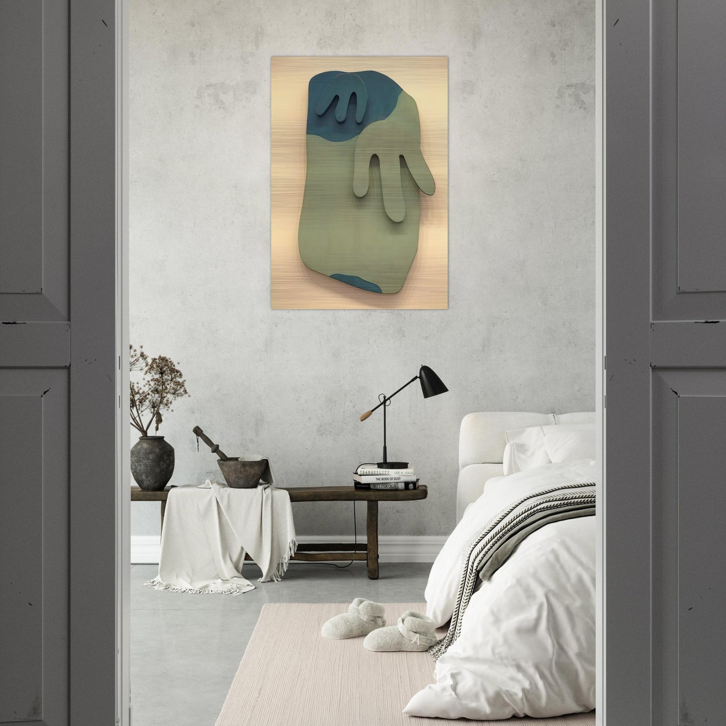 Tete Paysage - Jean Arp Brushed Aluminum Print - 70x100 cm / 28x40 inches | Jean Arp Aluminum Print | Jean Arp Prints