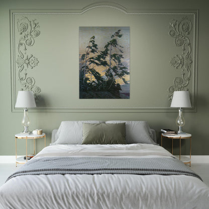 PINE ISLAND GEORGIAN BAY 1916 - Tom Thomson Brushed Aluminum Print - 70x100 cm / 28x40 inches | Tom Thomson Aluminum Print | Tom Thomson Prints