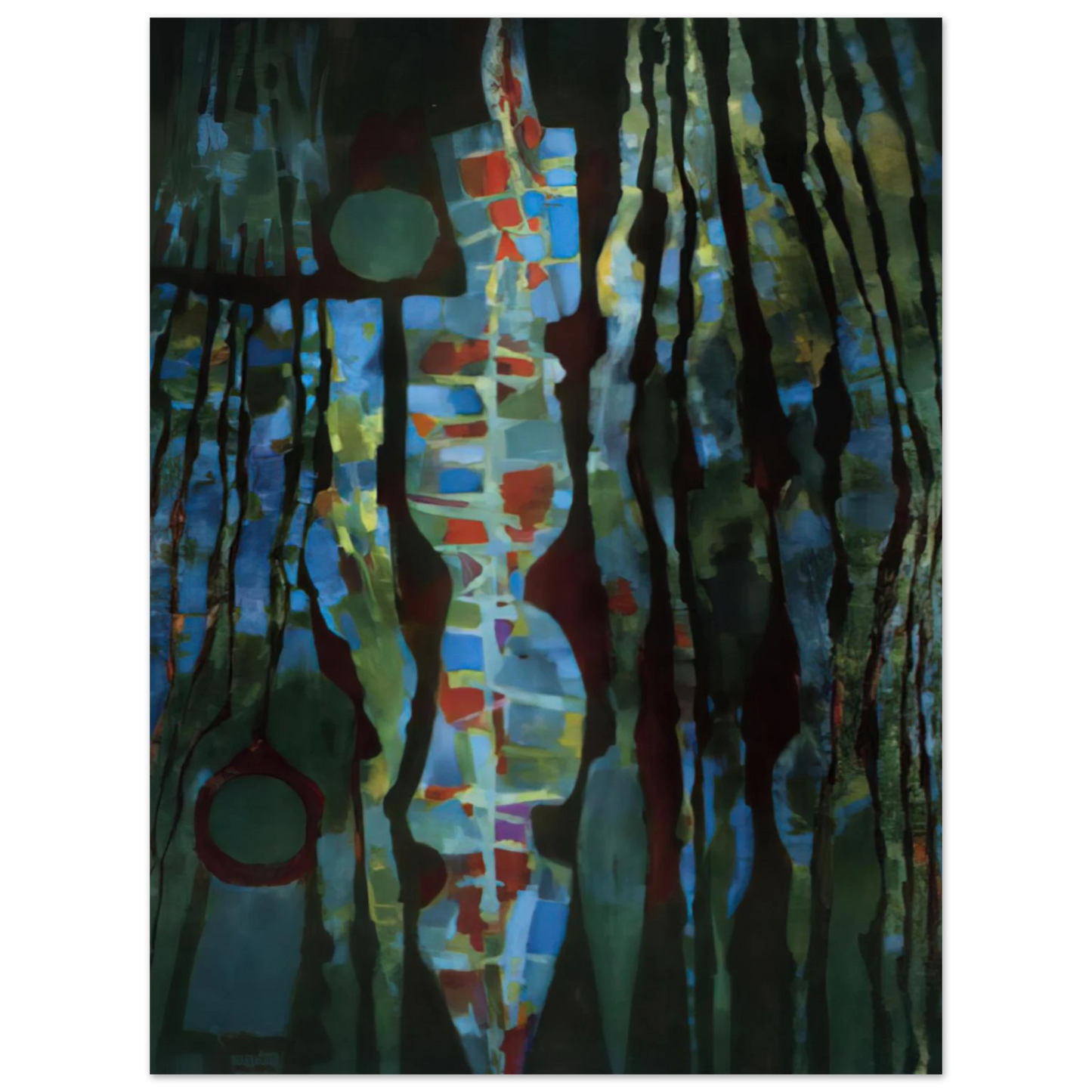 Alfred Manessier - Offrande de la terre I - 1961  75x100 cm / 30x40inches Fine Art Poster