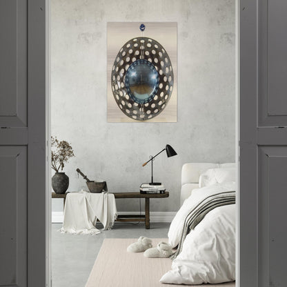 Perforaciones con reflexion - 1967 - Gyula Kosice Brushed Aluminum Print - 70x100 cm / 28x40 inches | Gyula Kosice Aluminum Print | Gyula Kosice Prints