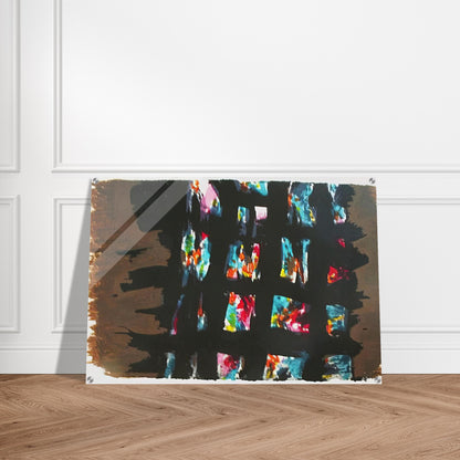 L'Emprisonnement - 1978 - Alfred Manessier Acrylic Print - 70x100 cm / 28x40″ inches | Alfred Manessier Wall Art | Alfred Manessier Prints