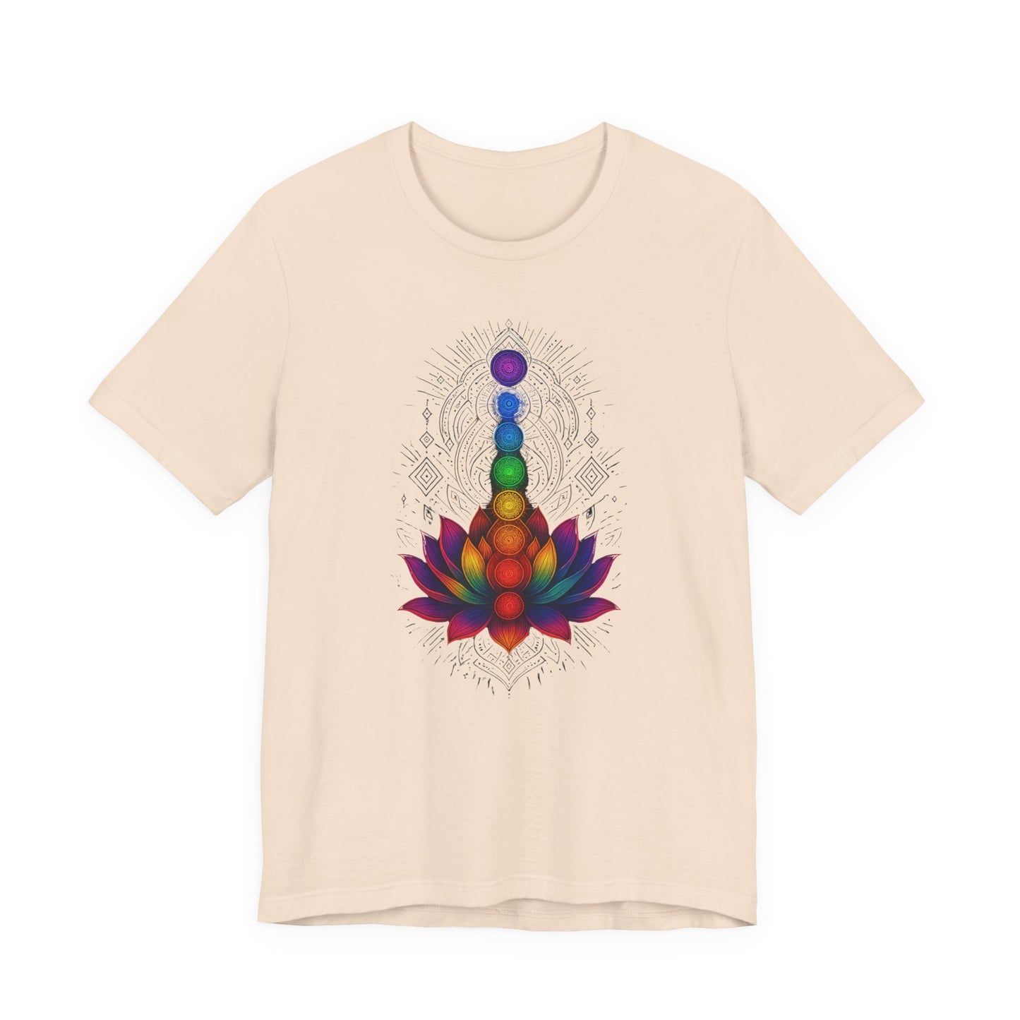 Chakra-Lotusblume, spiritueller Yoga-Liebhaber