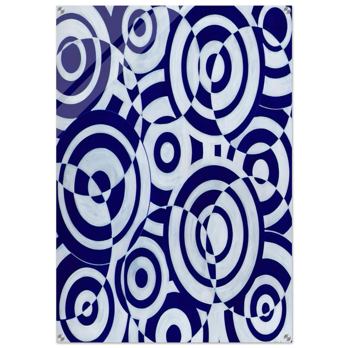 Untitled Interférences polychromes - 1956 - Antonio Asis Acrylic Print - 70x100 cm / 28x40″ inches | Antonio Asis Wall Art | Antonio Asis Prints