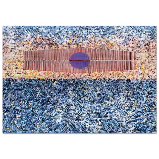 Silent Protest - 1976 - Jimmy Ernst Brushed Aluminum Print - 70x100 cm / 28x40 inches | Jimmy Ernst Aluminum Print | Jimmy Ernst Prints