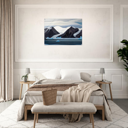 Nerke, Greenland - 1930 - Lawren Harris Acrylic Print - 70x100 cm / 28x40″ inches