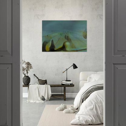 ENIGMA UNFINISHED VERSION OF THE THREE GLORIOUS ENIGMAS OF GALA - Salvador Dali Brushed Aluminum Print - 70x100 cm / 28x40 inches | Salvador Dali Aluminum Print | Salvador Dali Prints
