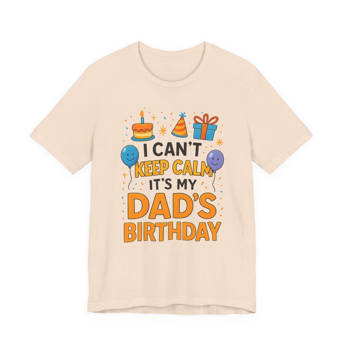 Geburtstagsgeschenk für Papa: Ich kann nicht ruhig bleiben, es ist Papas Geburtstag! Alles Gute zum Geburtstag, Papa!