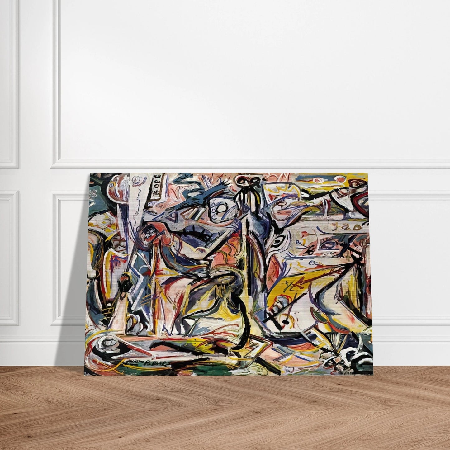 CIRCUMCISION JANUARY 1946 1 - Jackson Pollock Brushed Aluminum Print - 70x100 cm / 28x40 inches | Jackson Pollock Aluminum Print | Jackson Pollock Prints