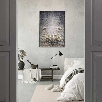 Jay DeFeo/BIG/The Rose - Jay DeFeo Brushed Aluminum Print - 70x100 cm / 28x40 inches | Jay DeFeo Aluminum Print | Jay DeFeo Prints