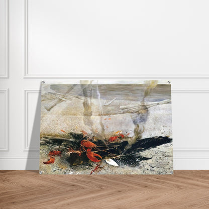 EMBERS 2000 - Andrew Wyeth Acrylic Print - 70x100 cm / 28x40″ inches | Andrew Wyeth Wall Art | Andrew Wyeth Prints