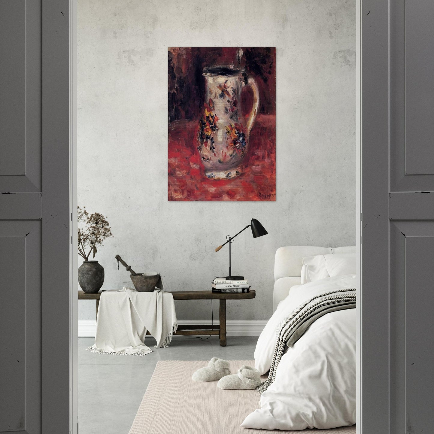 Jug - Pierre-Auguste Renoir Brushed Aluminum Print - 70x100 cm / 28x40 inches | Pierre-Auguste Renoir Aluminum Print | Pierre-Auguste Renoir Prints