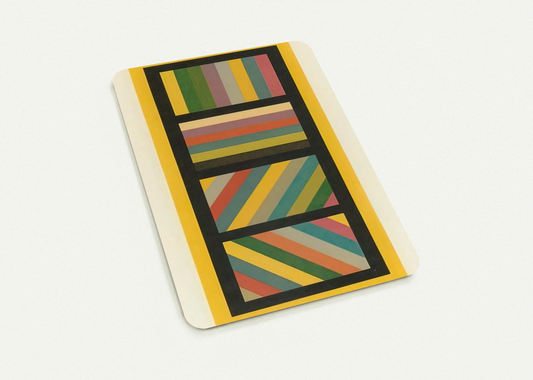 Bands of Color in Four Directions By Sol LeWitt Pack of 10 Post Cards | Sol LeWitt Post Cards | A6 (10.5 x 14.8 cm) - 4.1 x 5.8 inches
