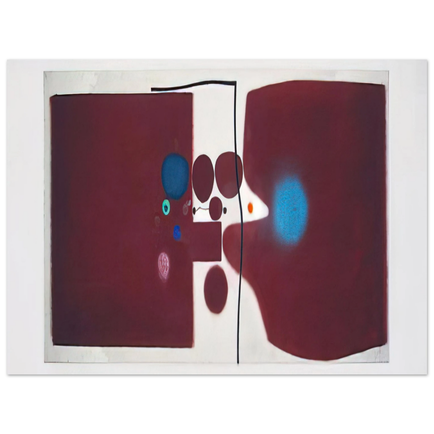Victor Pasmore - BROWN SYMPHONY 1979  75x100 cm / 30x40inches Fine Art Poster