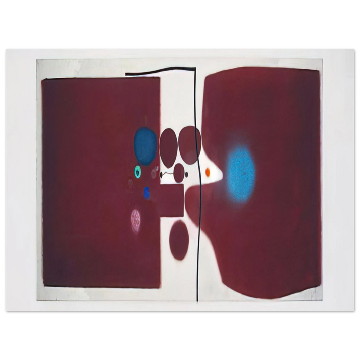 Victor Pasmore - BROWN SYMPHONY 1979  75x100 cm / 30x40inches Fine Art Poster