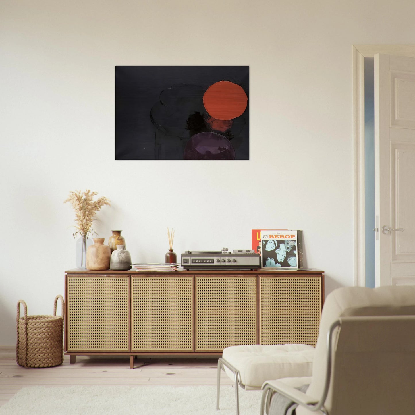 PAINTING 847 - Luis Feito Brushed Aluminum Print - 70x100 cm / 28x40 inches | Luis Feito Aluminum Print | Luis Feito Prints