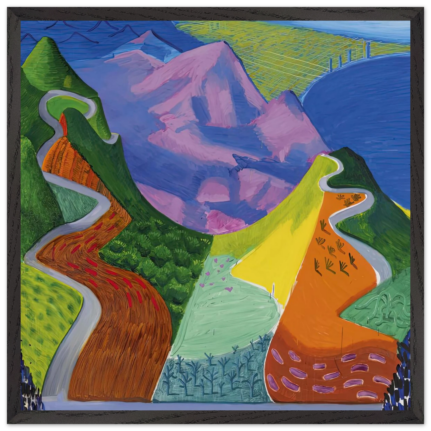 David Hockney - David Hockney Wall art - 75x100 cm / 30x40 inches - Fine Art Poster-canvas - -