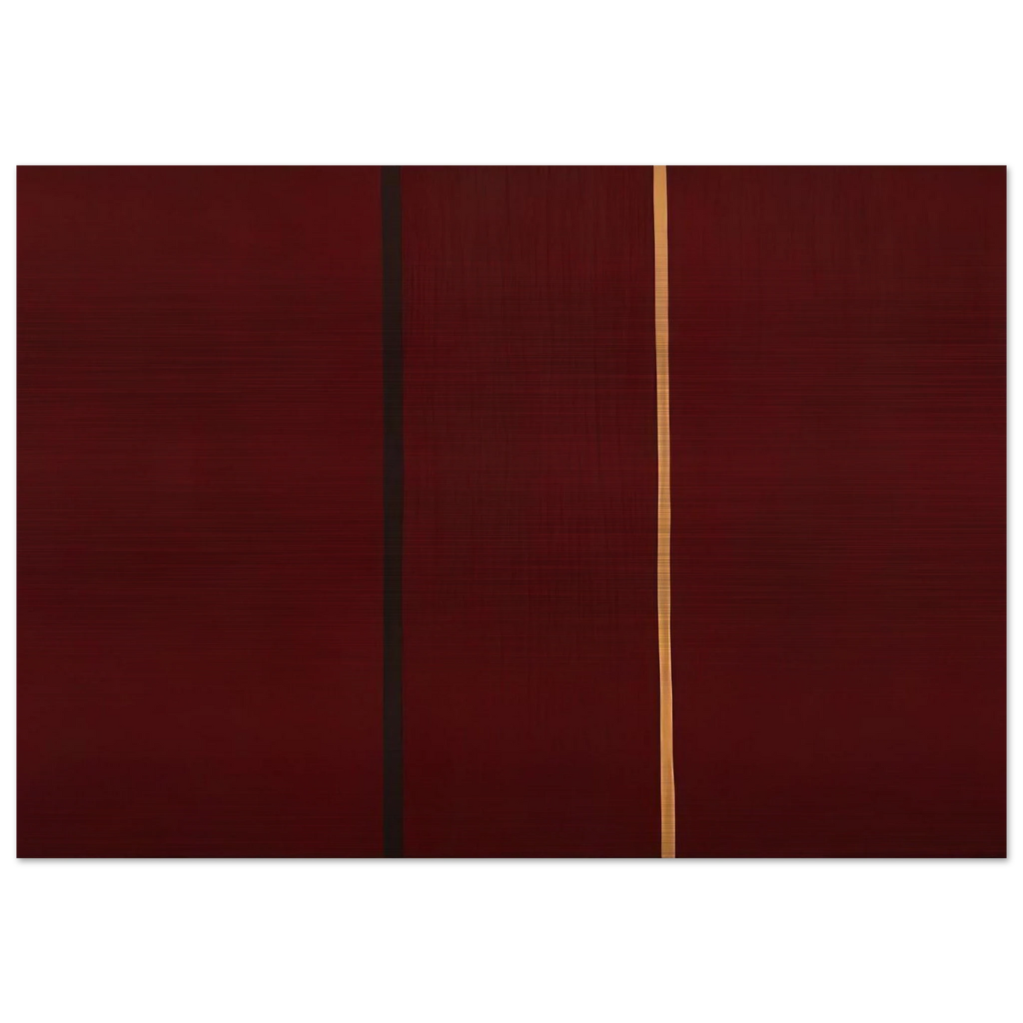 Covenant - Barnett Newman Brushed Aluminum Print - 70x100 cm / 28x40 inches | Barnett Newman Aluminum Print | Barnett Newman Prints