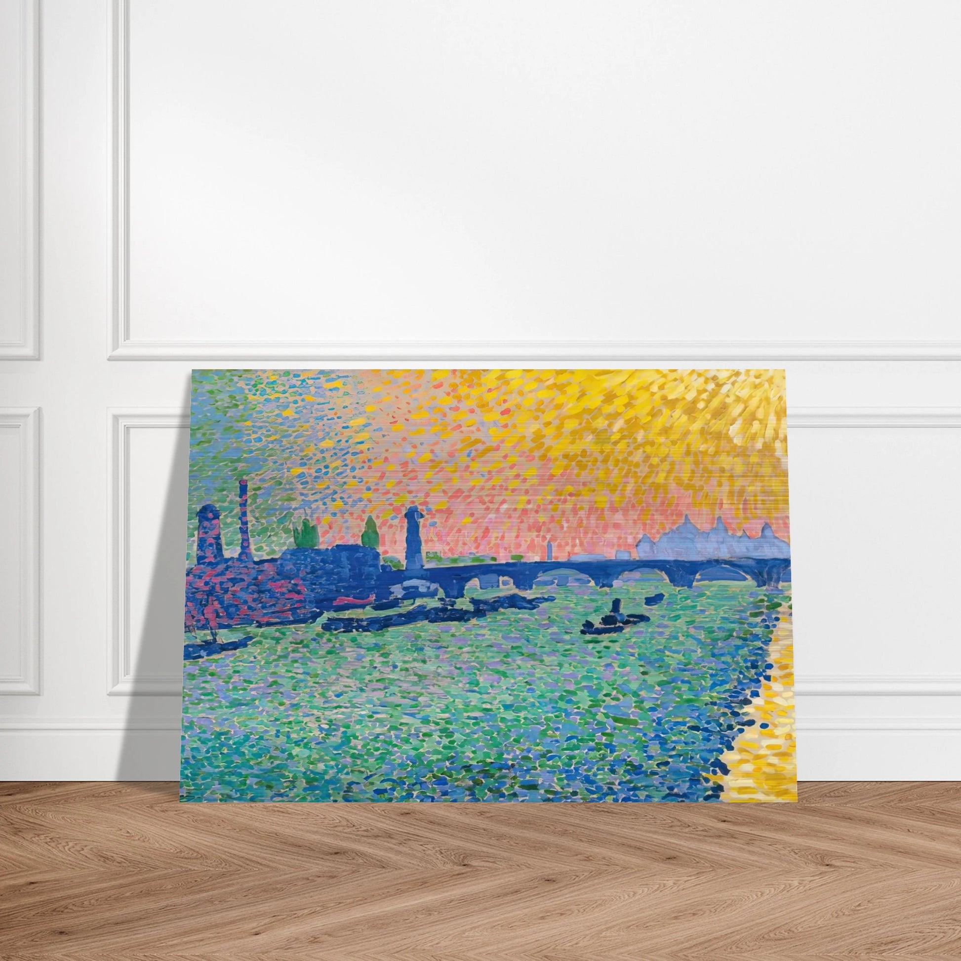 WATERLOO BRIDGE 1906 - Andre Derain Brushed Aluminum Print - 70x100 cm / 28x40 inches | Andre Derain Aluminum Print | Andre Derain Prints