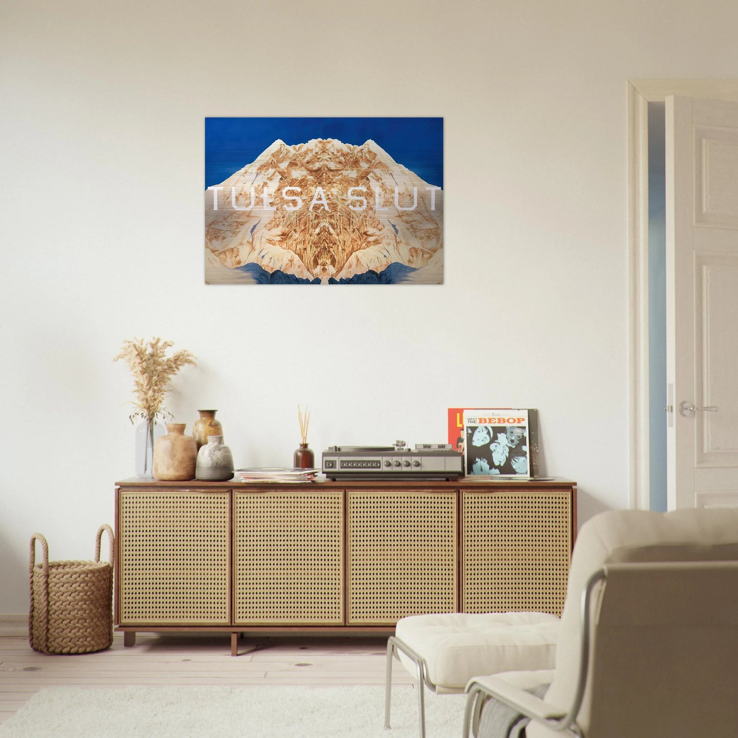 TULSA SLUT 2016 - Edward Ruscha Brushed Aluminum Print - 70x100 cm / 28x40 inches | Edward Ruscha Aluminum Print | Edward Ruscha Prints