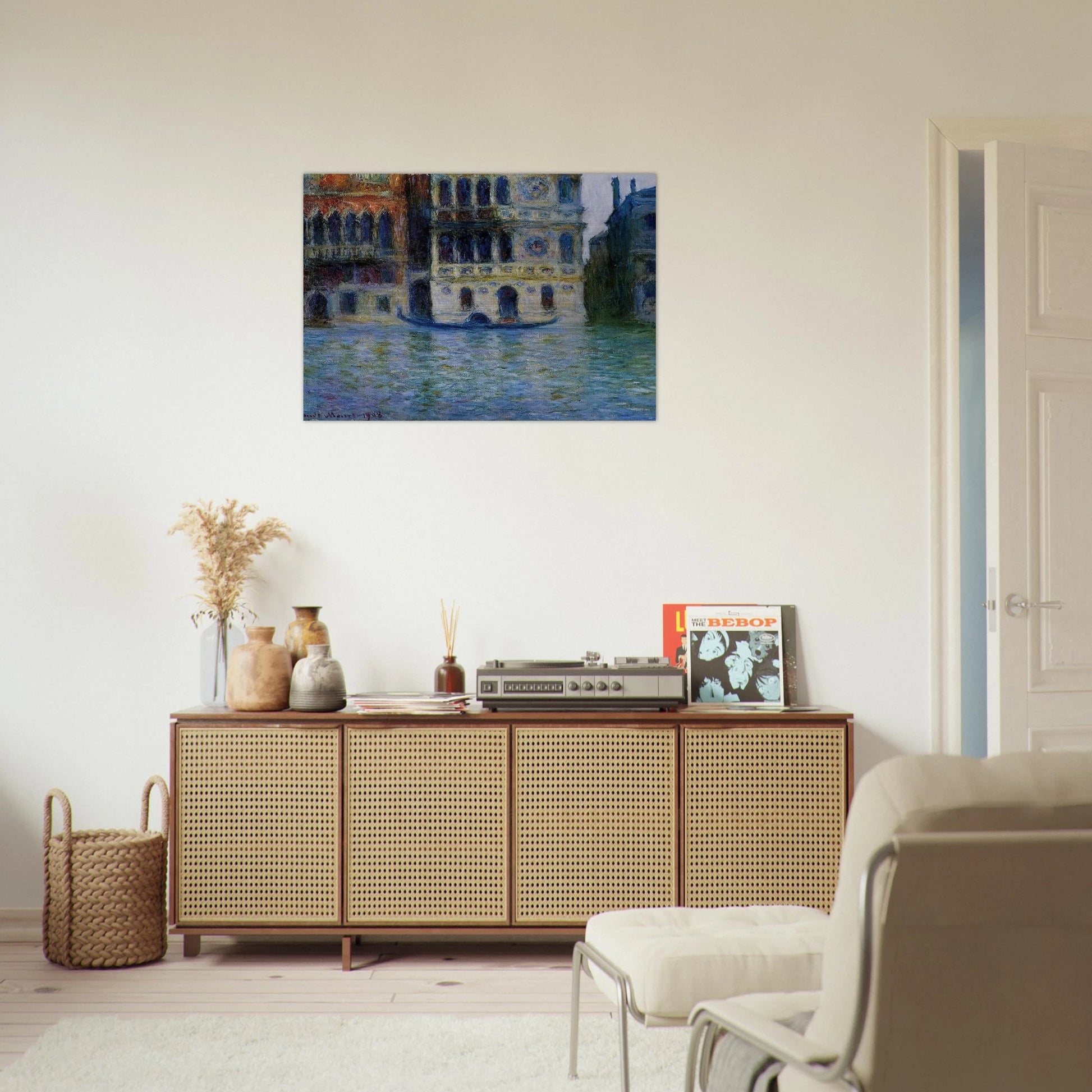 Palazzo Dario - claude monet Brushed Aluminum Print - 70x100 cm / 28x40 inches | claude monet Aluminum Print | claude monet Prints