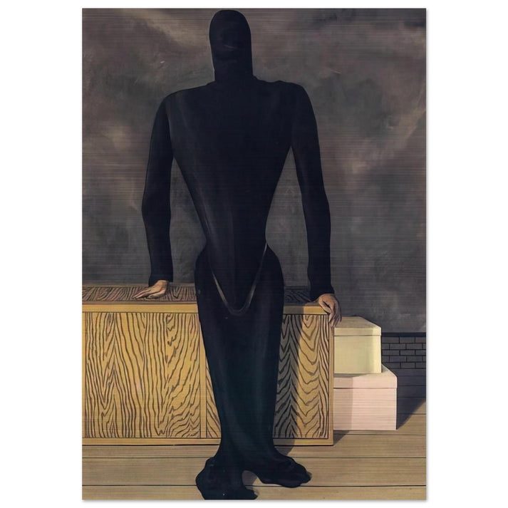 THE FEMALE THIEF 1927 - Rene Magritte Brushed Aluminum Print - 70x100 cm / 28x40 inches | Rene Magritte Aluminum Print | Rene Magritte Prints