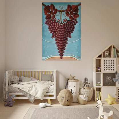 El Racimo De Uvas - 1944 - Maruja Mallo Art Prints - 100x150 cm / 40x60″ inches | Maruja Mallo Poster | Maruja Mallo Prints