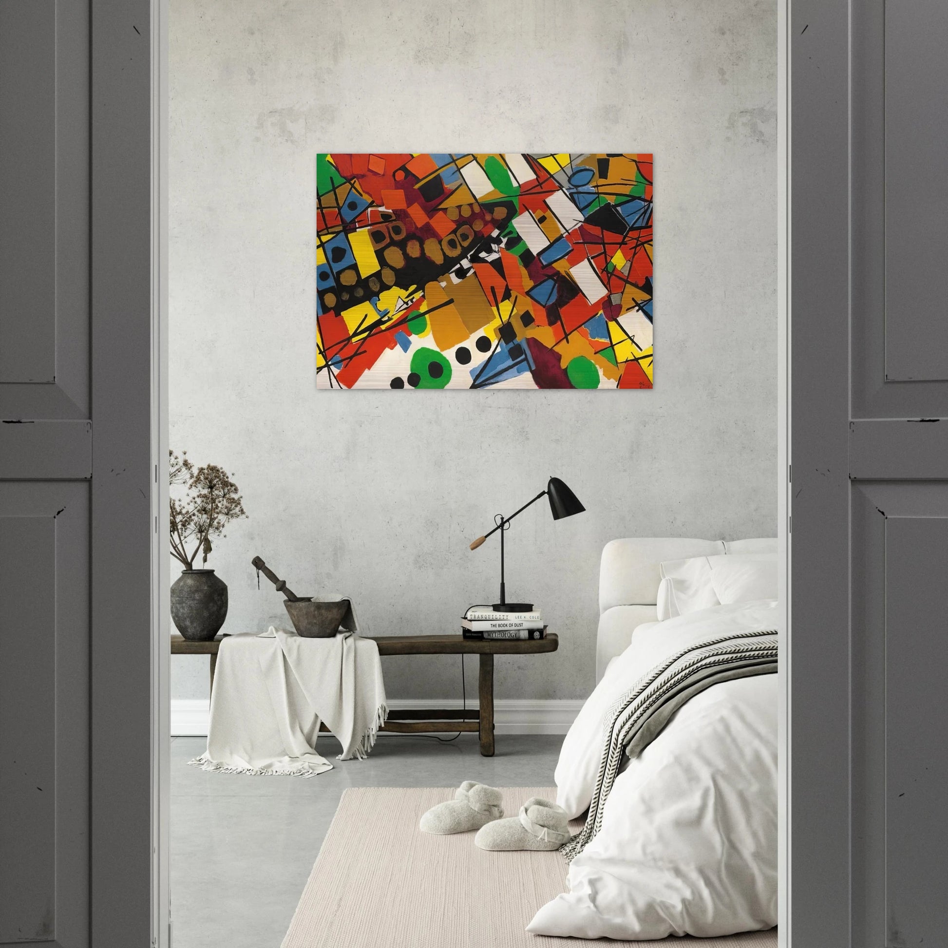 Pastorale - 1954 - Ernst Wilhelm Nay Brushed Aluminum Print - 70x100 cm / 28x40 inches | Ernst Wilhelm Nay Aluminum Print | Ernst Wilhelm Nay Prints