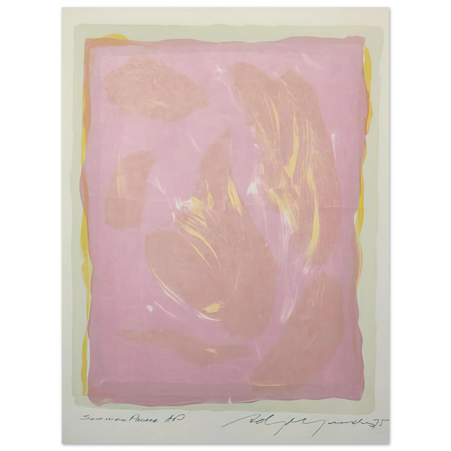 Adja Yunkers - Summer Palace - 1975  75x100 cm / 30x40inches Fine Art Poster