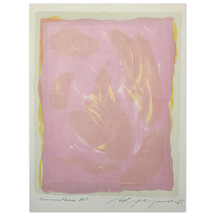 Adja Yunkers - Summer Palace - 1975  75x100 cm / 30x40inches Fine Art Poster