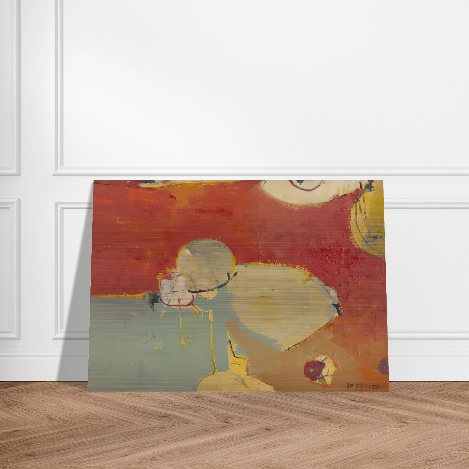 Untitled #2 Sausalito - Richard Diebenkorn Brushed Aluminum Print - 70x100 cm / 28x40 inches | Richard Diebenkorn Aluminum Print | Richard Diebenkorn Prints