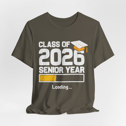 Abschluss-T-Shirt für den Jahrgang 2026, Abschluss-Shirt, Unisex-Abschlussgeschenk, Kleidung für Highschool-Absolventen, T-Shirt für Studienanfänger