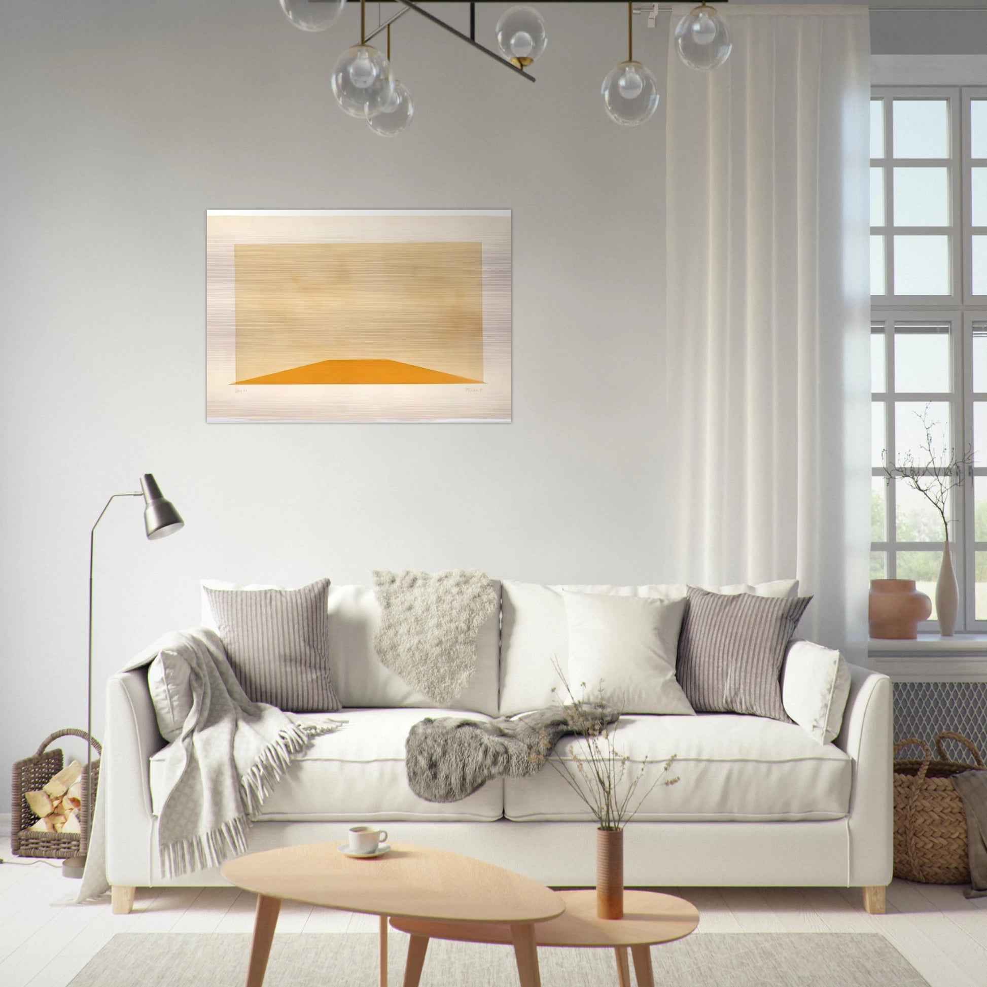 Déka 27 - 1987 - John Cage Brushed Aluminum Print - 70x100 cm / 28x40 inches | John Cage Aluminum Print | John Cage Prints