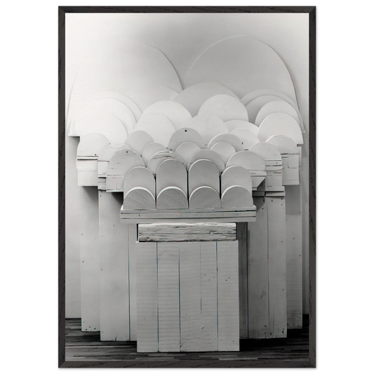 PARTIAL RECALL 1979 - Louise Bourgeois 70x100 cm / 28x40 inches Framed Art Print – Black Wooden Frame