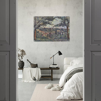 Landscape - Paul Cézanne Acrylic Print - 70x100 cm / 28x40″ inches