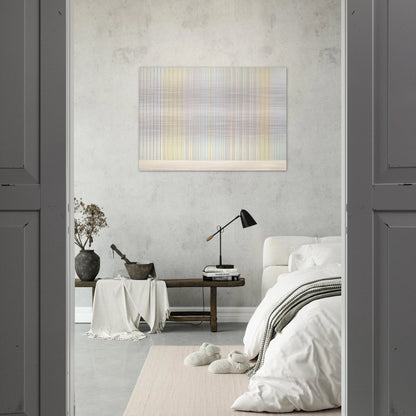 Renoir's Curtain - 1977 - Gene Davis Brushed Aluminum Print - 70x100 cm / 28x40 inches | Gene Davis Aluminum Print | Gene Davis Prints