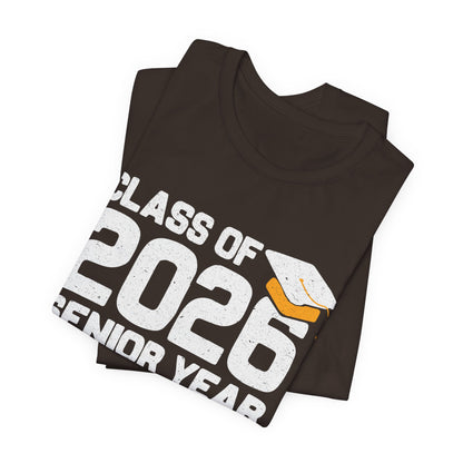 Abschluss-T-Shirt für den Jahrgang 2026, Abschluss-Shirt, Unisex-Abschlussgeschenk, Kleidung für Highschool-Absolventen, T-Shirt für Studienanfänger