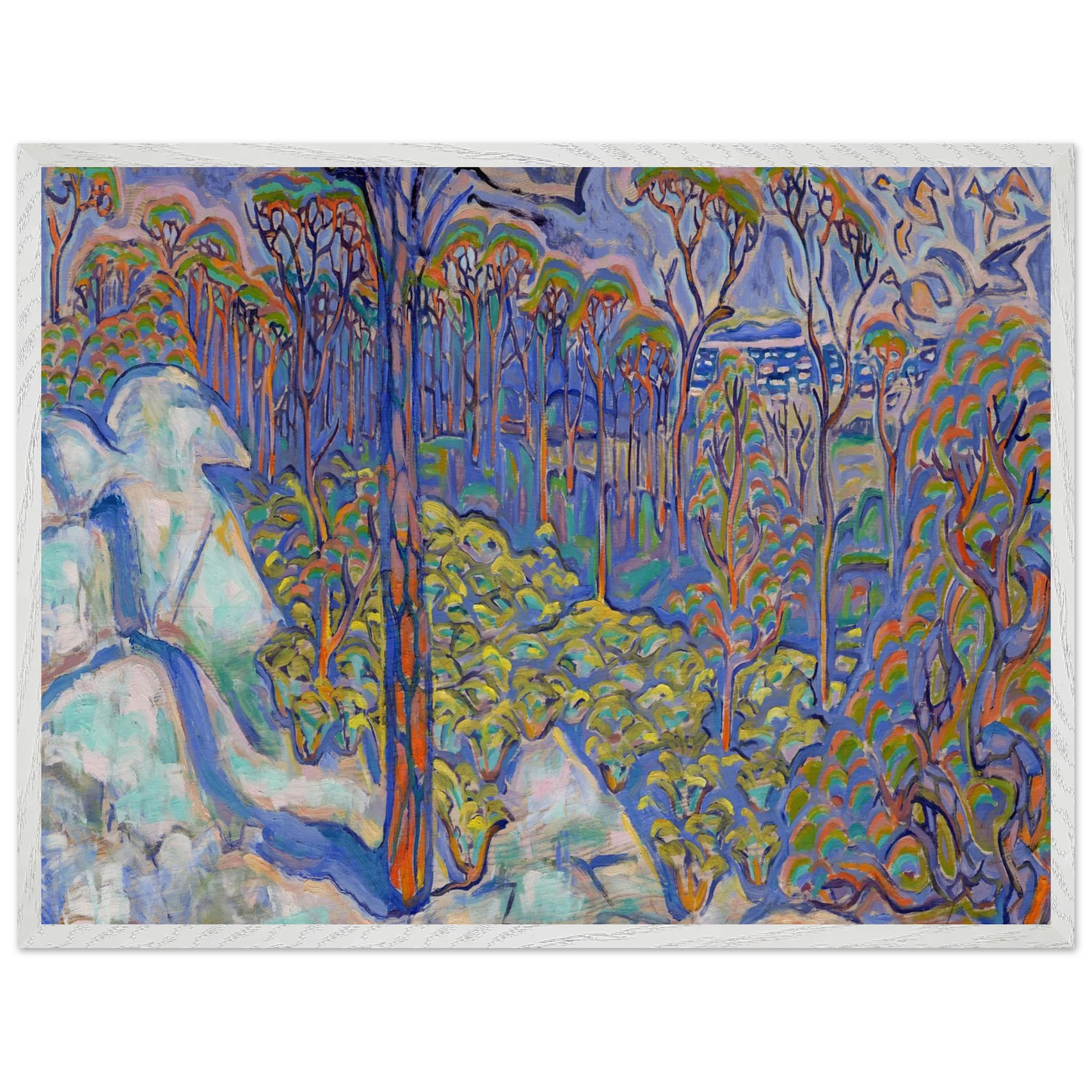 Walter Inglis Anderson - Walter Anderson Wall art - 15x20 cm / 6x8 inches - Premium Wooden Framed Poster With Fine Art Paper-canvas - Wood frame