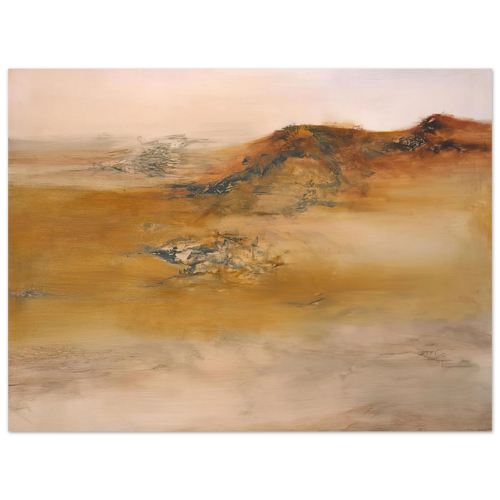 Zao Wou-Ki - 19 10 2001 2001  75x100 cm / 30x40inches Fine Art Poster