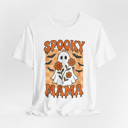 Gruselige Mama, grooviger Vintage-Geist, Halloween, gruselige Mutter