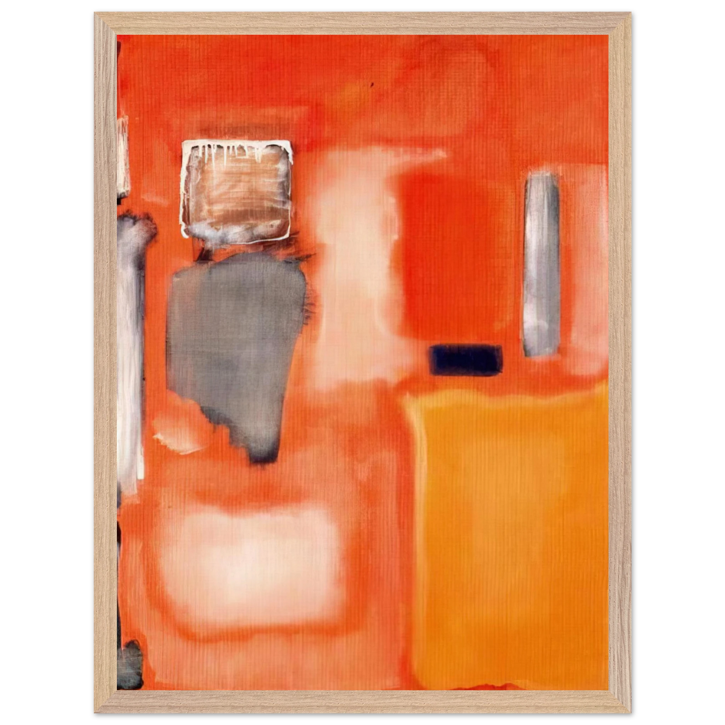 Mark Rothko - No. 19 - 1949 Wall Art - 60x80 cm / 24x32 inches - Fine Art Poster-canvas - -