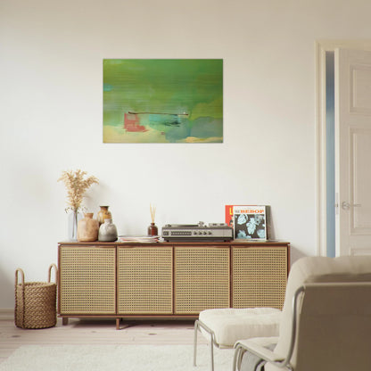 Springscape - 1975 - Helen Frankenthaler Brushed Aluminum Print - 70x100 cm / 28x40 inches | Helen Frankenthaler Aluminum Print | Helen Frankenthaler Prints
