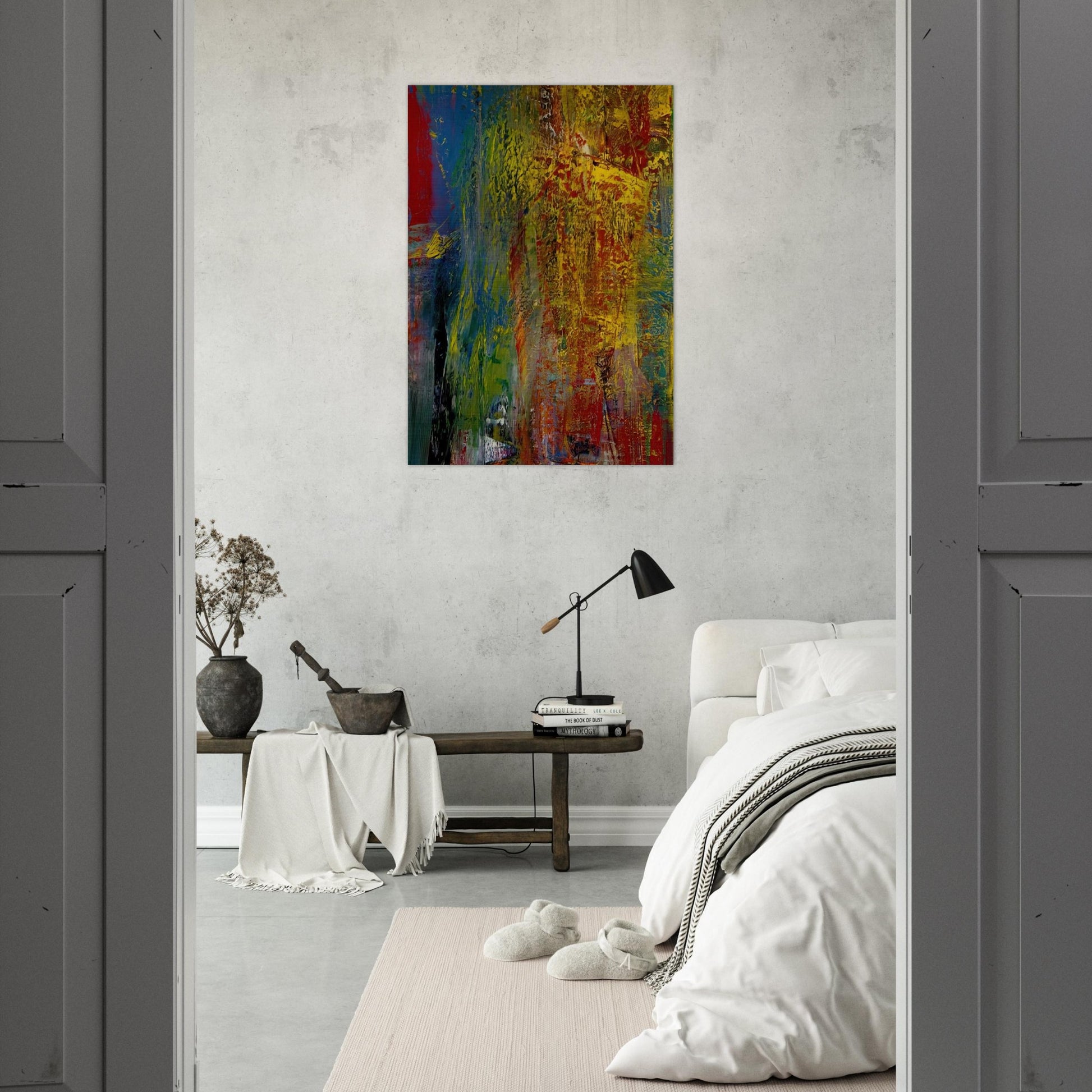 COURBET - Gerhard Richter Brushed Aluminum Print - 70x100 cm / 28x40 inches | Gerhard Richter Aluminum Print | Gerhard Richter Prints