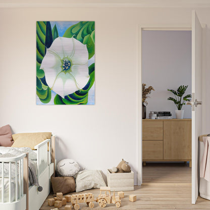 Jimson Weed - Georgia O'Keeffe Brushed Aluminum Print - 70x100 cm / 28x40 inches | Georgia O'Keeffe Aluminum Print | Georgia O'Keeffe Prints